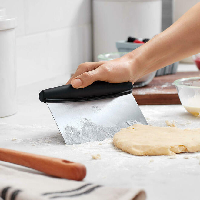Good Grips Stainless Steel Blade Pastry Scraper, 6"