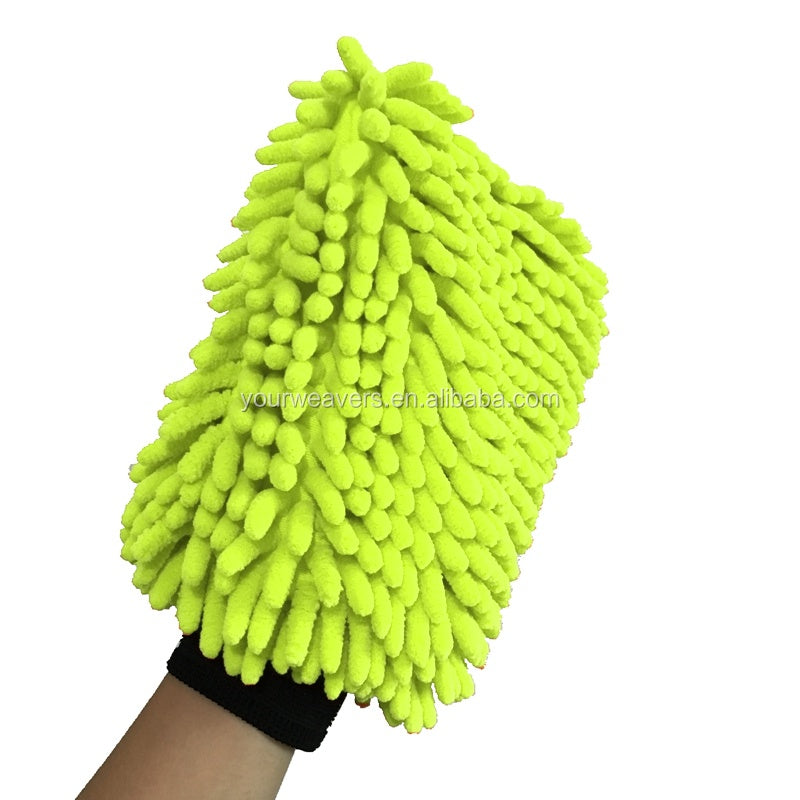 car washing mitt gloves double side useable