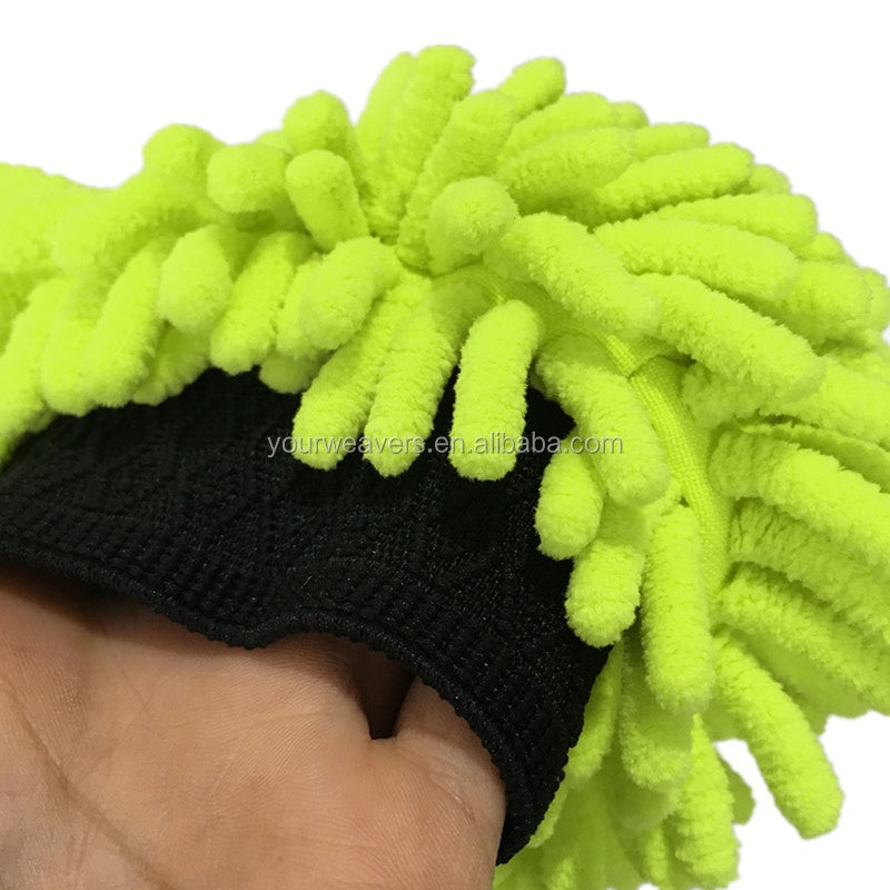 car washing mitt gloves double side useable