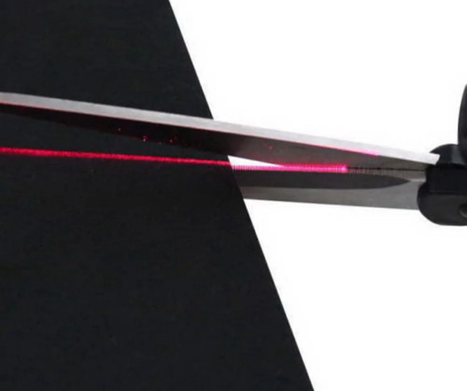 laser guided scissor