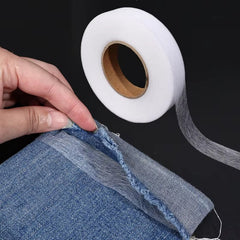 Adhesive Fabric Clothes Iron On Hem Tape (80m) image