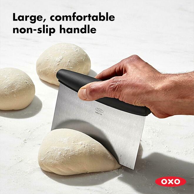 Good Grips Stainless Steel Blade Pastry Scraper, 6"